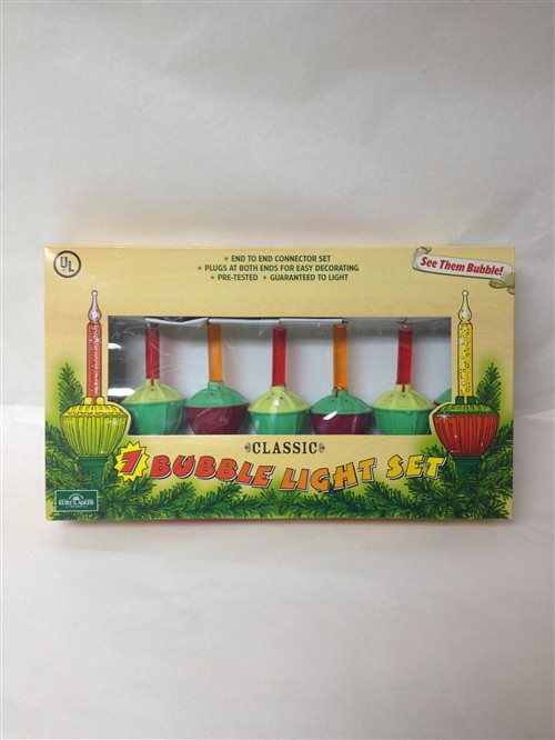 Bubble Light Set of 7 bulbs