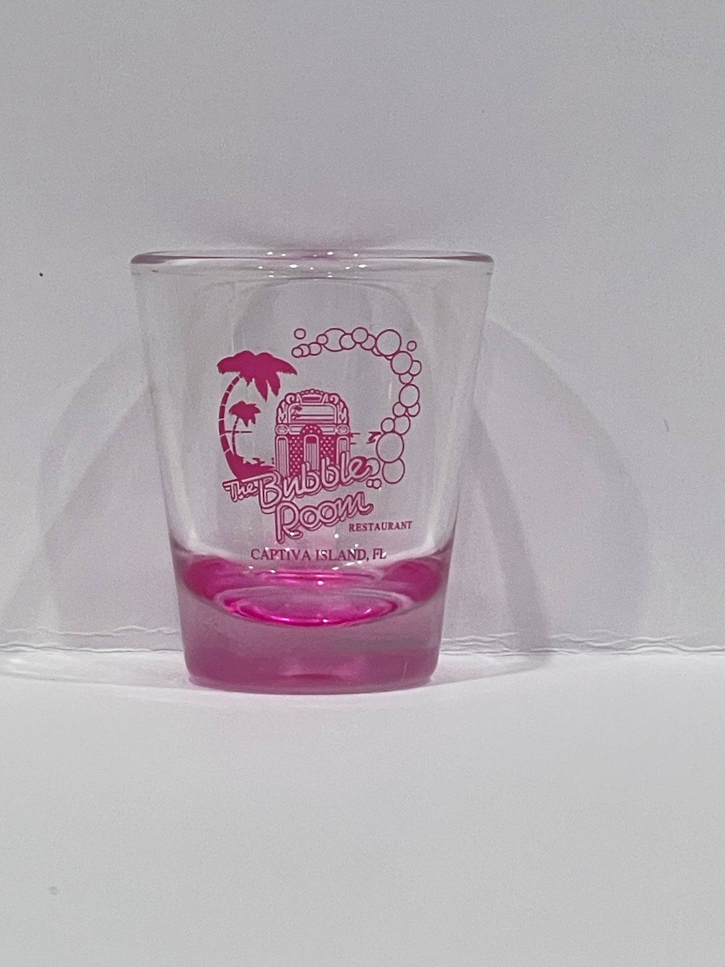 Bubble Room Shot Glass - Pink